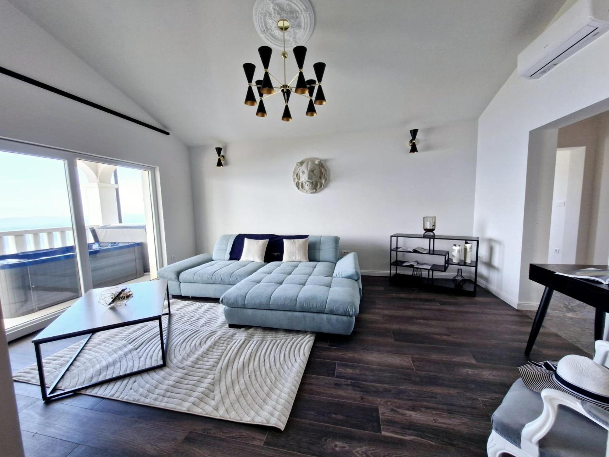 Sea View Luxury Apart Hotel Villa Conte With Swiming Pool And Romantic Spa Podstrana Exterior foto
